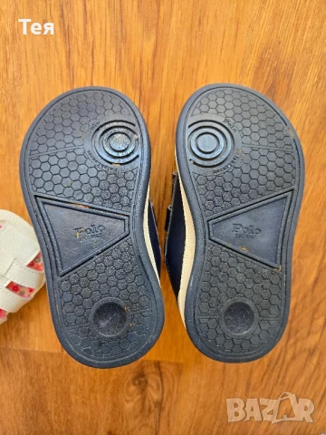 Бебешки обувки и сандали Ralph Lauren и OshKosh 22 и 24 размер , снимка 3 - Бебешки обувки - 51311835