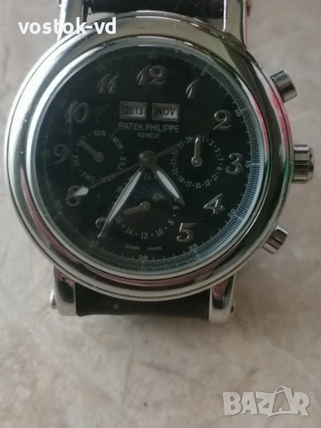 PATEK PHILIPE GENEVE AUTOMATIC МЪЖКИ РАБОТЕЩ , снимка 14 - Антикварни и старинни предмети - 53295320