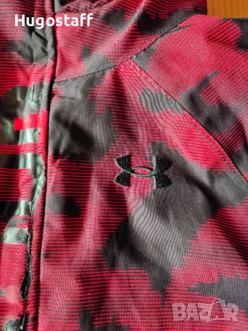 Мъжко топло Зимно Яке парка качулка Under Armour непромокаемо М, снимка 2 - Якета - 52496160