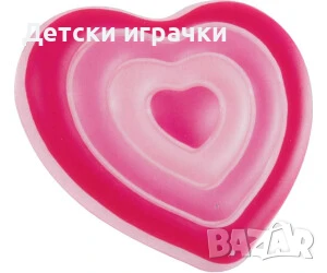 Надуваем дюшек Сърце INTEX, 155 х 135 х 25 см, снимка 2 - Надуваеми играчки - 51106432