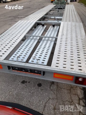 Авто Платформа Двойна, снимка 3 - Ремаркета - 35350732