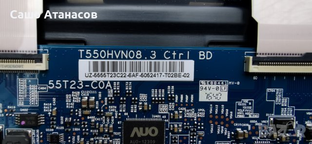 SAMSUNG UE55K5170 със счупена матрица ,BN44-00868A ,BN41-02527A ,T550HVN08.3 Ctrl BD ,CY-FK055BNAV3H, снимка 13 - Части и Платки - 40029176