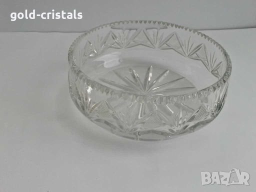 Кристална купа фрутиера, снимка 7 - Антикварни и старинни предмети - 28433733