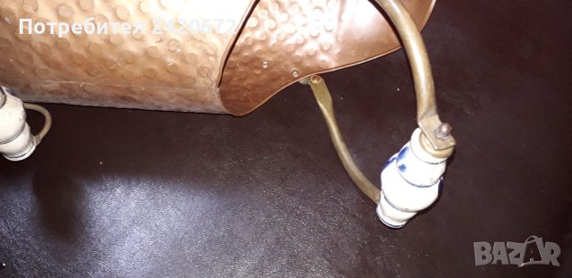    стара  медна кофа от   миналия век, снимка 7 - Колекции - 43938661