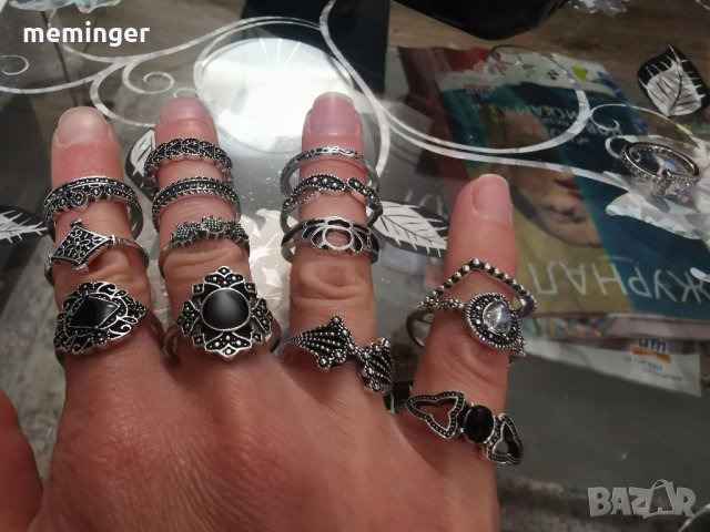 Дамски пръстени, снимка 7 - Пръстени - 32648859