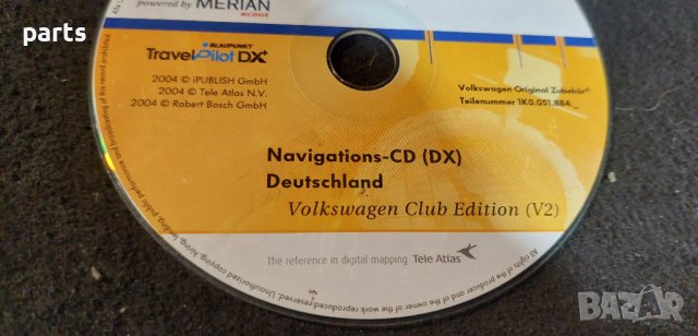 Диск за Навигация CD - DX - VW - Ауди - 1K0051884 N, снимка 3 - CD дискове - 43706671