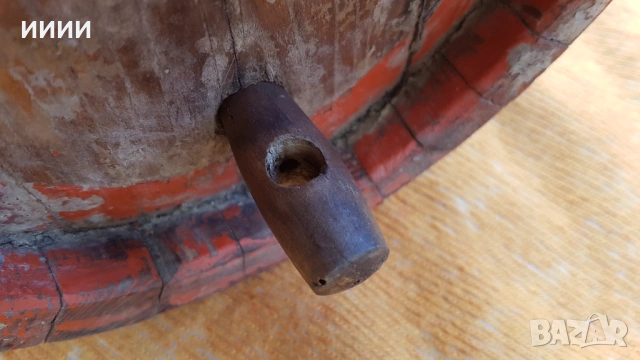 Буре бъчва 6 литра на стойка, снимка 4 - Антикварни и старинни предмети - 53211627