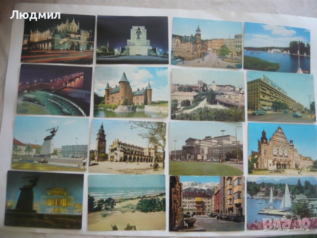 Стари пощенски картички с изгледи от много страни, снимка 3 - Колекции - 19410255