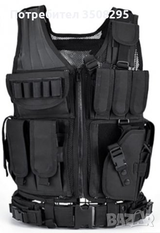 Висококачествена модулна тактическа полицейска (военна) жилетка, снимка 2 - Екипировка - 28447448