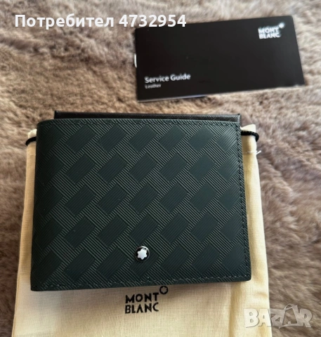 Продавам портфейл Montblanc Wallet 6cc in Extreme Leather