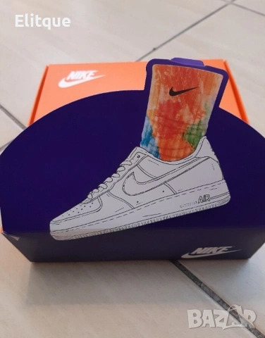 унисекс цветни дълги чорапи в кутия ,6 чифта nike, снимка 4 - Мъжки чорапи - 53195667