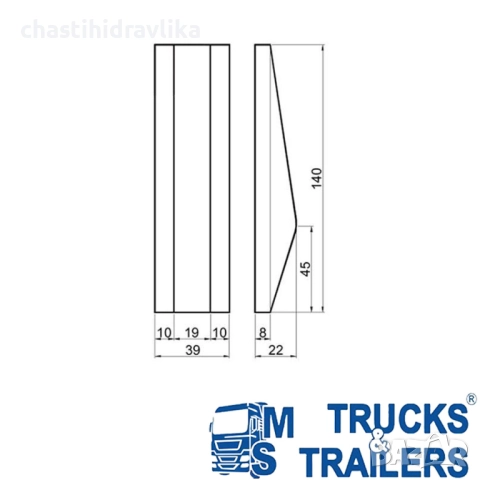 Елемент за долно отваряне на заден капак 15046308, снимка 2 - Части - 52244916