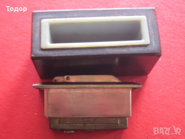 Страхотна немска колекционерска запалка Ибело Бронз и Дърво, снимка 4 - Колекции - 27190722