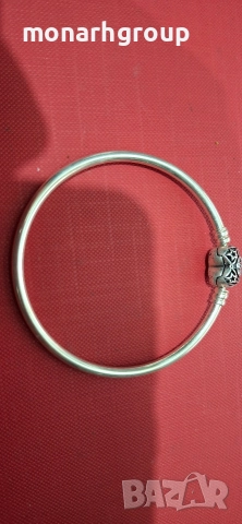 Сребърна гривна, снимка 4 - Гривни - 52713571