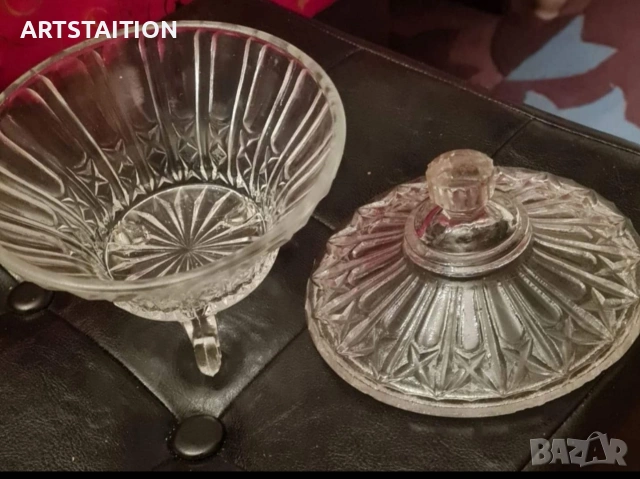 Захарница, свещници, сервиз за кафе, снимка 2 - Сервизи - 53277587