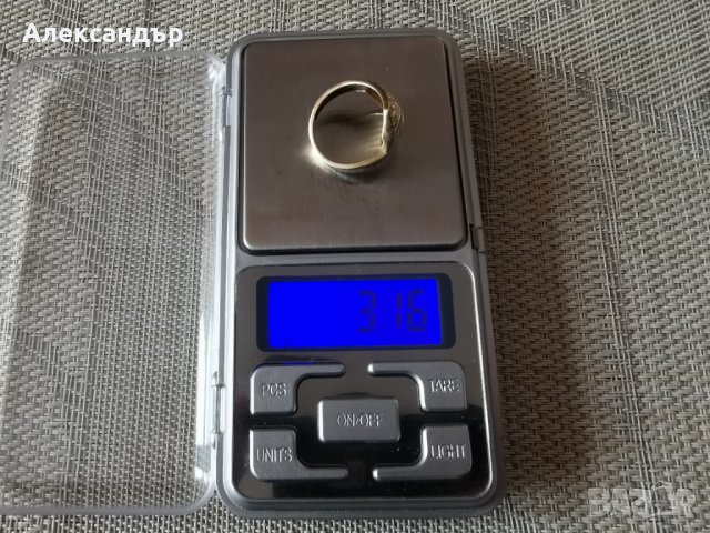 Дамски златен пръстен 14к 3.16 гр. 18мм, снимка 7 - Пръстени - 43369161