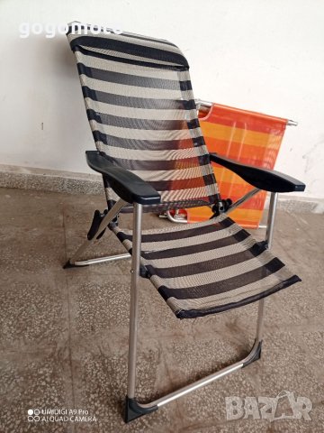 шезлонг Люлеещ се стол, олекотен шезлонг люлка за плаж и градина,лов и риболов , снимка 13 - Къмпинг мебели - 37623143