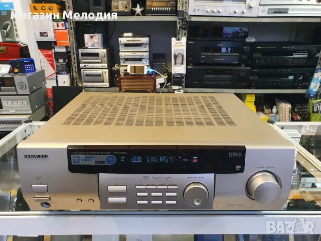 Ресийвър Kenwood KRF-V5030D Две по 80 вата на 4 ома. В отлично техническо и визуално състояние., снимка 2 - Ресийвъри, усилватели, смесителни пултове - 50029395