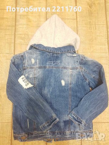 Дънково яке за 11-12г, снимка 3 - Детски якета и елеци - 28776542