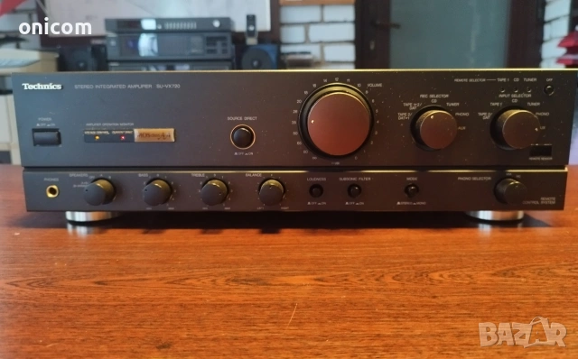 Tehnics SU-VX720 усилвател, снимка 3 - Ресийвъри, усилватели, смесителни пултове - 53393346