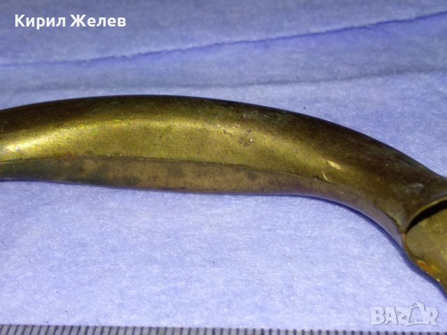 СТАРА МЕСИНГОВА РЕТРО ДРЪЖКА За ЧЕКМЕДЖЕ ШКАФЧЕ ГАРДЕРОБ За ТЕМАТИЧЕН СТАРИНЕН ИНТЕРИОР и Др. 41300, снимка 4 - Антикварни и старинни предмети - 43588064