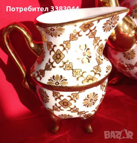 СЕРВИЗ ЗА КАФЕ С МНОГО ПОЗЛАТА, снимка 5 - Сервизи - 47648050