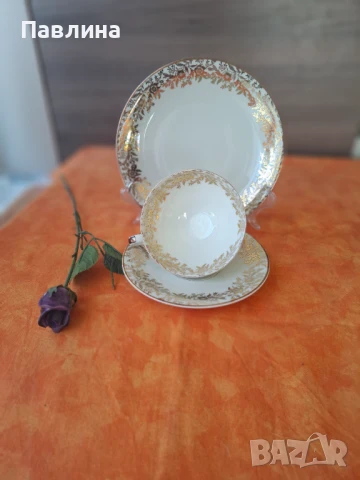 Троен порцеланов сет, снимка 1
