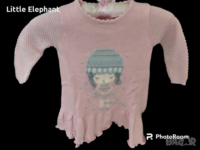 Плетена рокличка за 12-18 мес мом"Make a wish",колекция"Winter Hoidays",момиченце,Англия