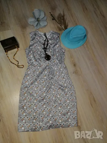 Рокля с прихлупване, снимка 2 - Рокли - 48295662