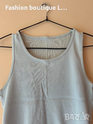 Бял рипсен плътен потник 100% памук 🤍, снимка 2 - Потници - 51758495