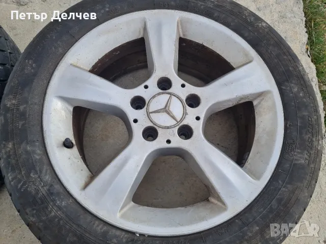 Джанти Mercedes W203 16 цола 7j et31, снимка 4 - Гуми и джанти - 48923347