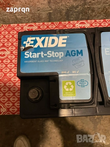 Акумулатор Exide AGM/АГМ 70 амп/ч 760 А с гаранция, снимка 2 - Части - 52740712