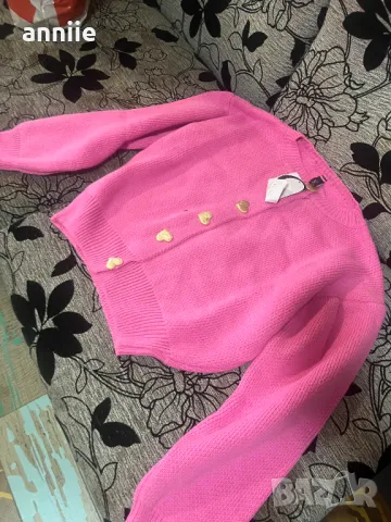 Кожено яке за девойка - мека еко кожа+ подарък жилетка  НОВИ, снимка 7 - Якета - 49993249