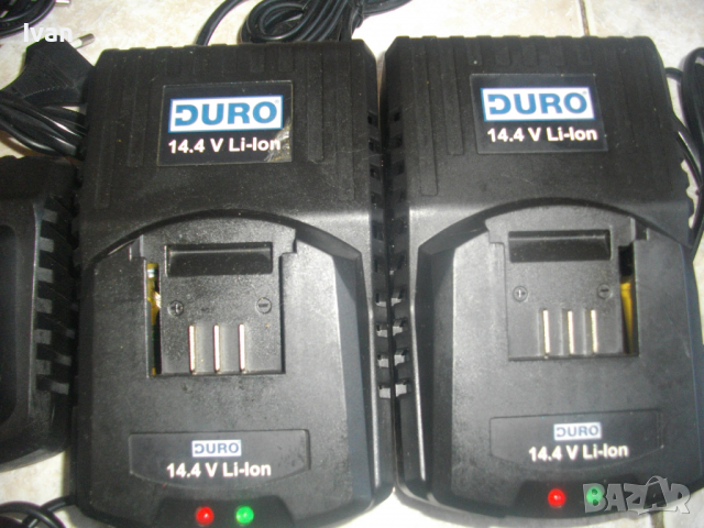 Зарядно-Li-ion-12,8V-14,4V-16,8V-18V-21V-DURO-MEISTER-WORKZONE-Литий-Йон-12-21 Волта, снимка 4 - Други инструменти - 36527814