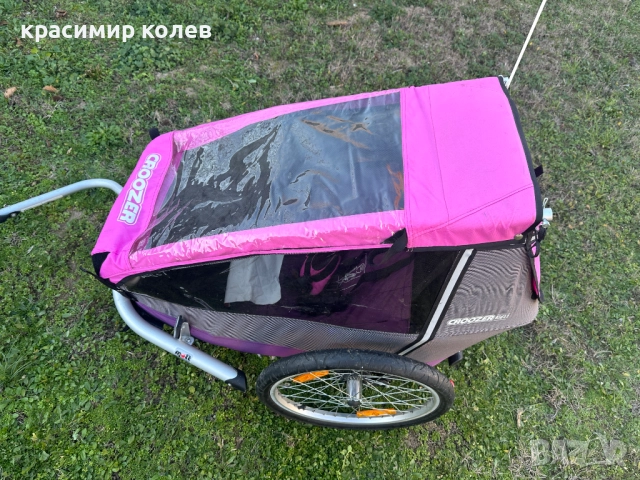 немско алуминиево ремарке "CROOZER", снимка 3 - Аксесоари за велосипеди - 52932865