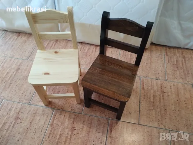 Детско столче от дърво