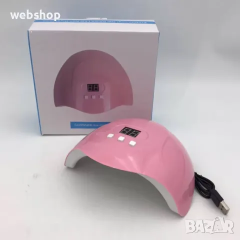 ПРОМО!! Печка за маникюр SUN X4 ,UV уред за изпичане на гел лак 54W, снимка 1