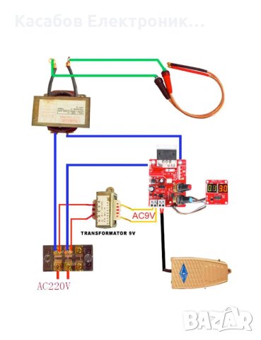 NY-D01 Контролна платка за точково заваряване 40A, снимка 4 - Друга електроника - 43506717