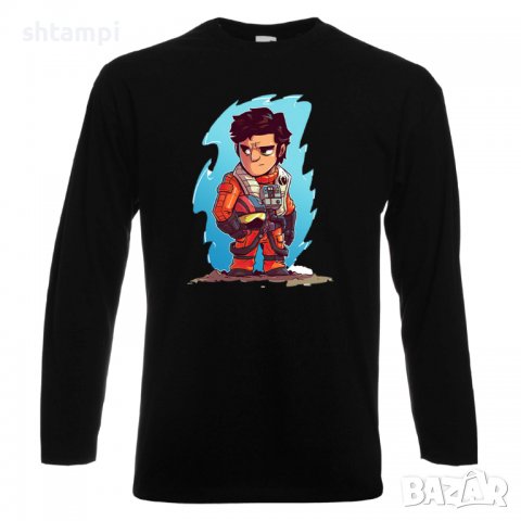 Мъжка тениска Star Wars Po Star Wars Игра,Изненада,Подарък,Геймър, , снимка 2 - Тениски - 36809693