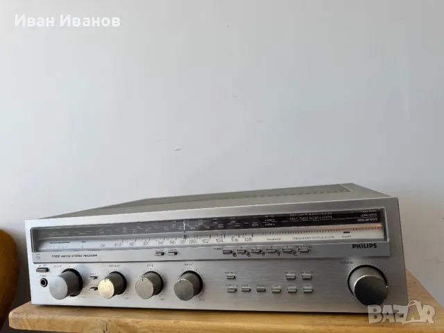 Винтидж Стерео Ресийвър Philips - F5212 Stereo FM Receiver, снимка 4 - Ресийвъри, усилватели, смесителни пултове - 50154161