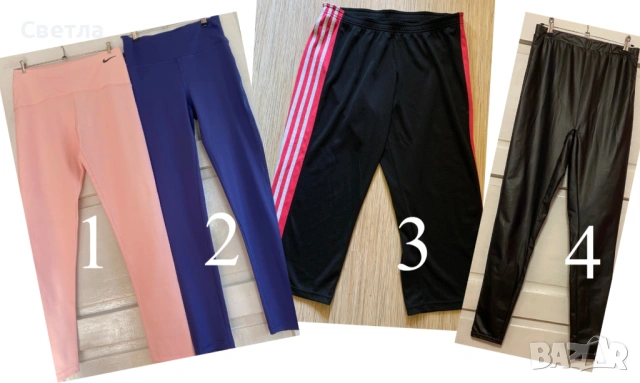 Нови,всеки с цена 1.комплект-Dolce&Gabbana-марката с трите райета-M-L; 2.Клинове Нови р-р S-M, L, XL, снимка 8 - Спортни екипи - 39957280