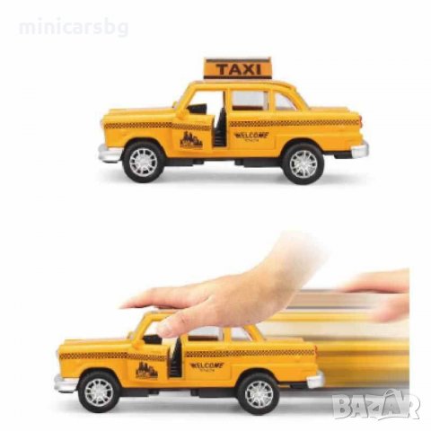 Метални колички: Ford Thunderbird Taxi (Форд Ню Йорк Такси), снимка 4 - Колекции - 32631173