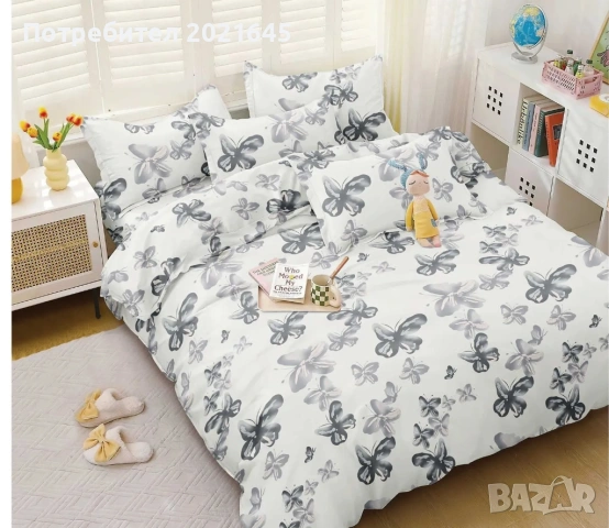 Спален комплект с ластик, снимка 3 - Спално бельо - 53399362