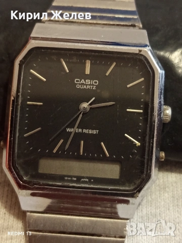 Марков оригинален мъжки часовник CASIO QUARTZ JAPAN рядък модел за ЦЕНИТЕЛИ 51825, снимка 4 - Мъжки - 53481782