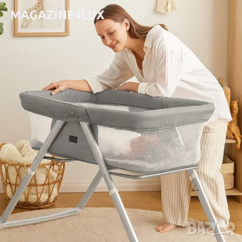 Детска кошара Zizito, Elias, Люлка,мобилна, снимка 2 - Бебешки легла и матраци - 51325785