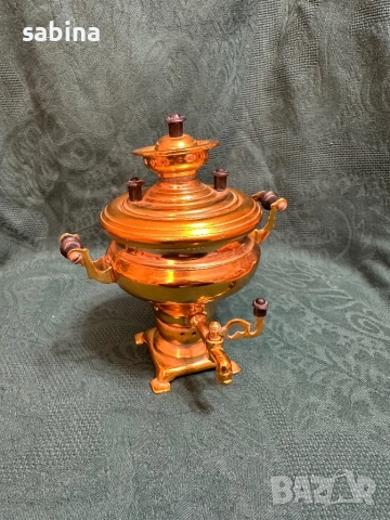 Винтидж руски сувенирни самовари, произведени в СССР около 1975 г, в два варианта, снимка 7 - Антикварни и старинни предмети - 52341093