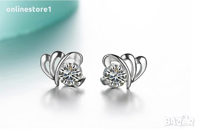 Сребърни Обеци Дара - 925 печат сребро BA223