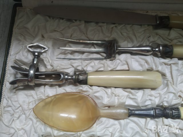 бароков комплект прибори, снимка 4 - Антикварни и старинни предмети - 40311665