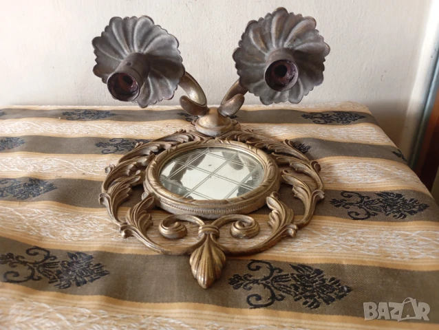 Бароков аплик за стена, снимка 5 - Лампи за стена - 51230543