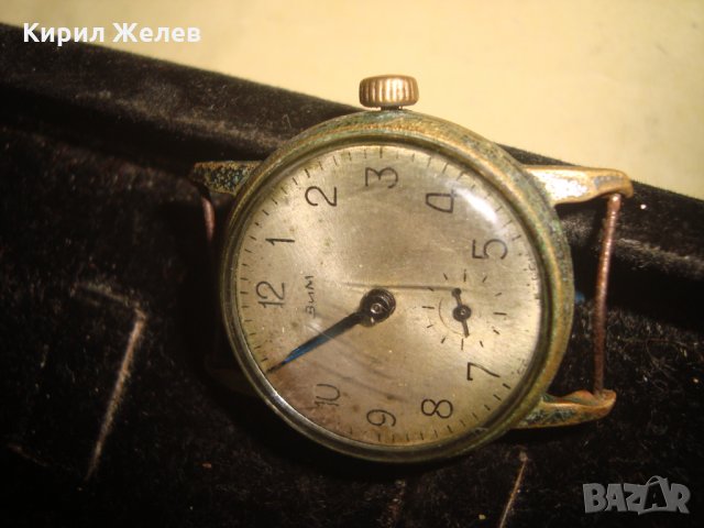 СТАР РУСКИ МЕХАНИЧЕН ЧАСОВНИК ЗиМ 22328, снимка 5 - Мъжки - 32912190
